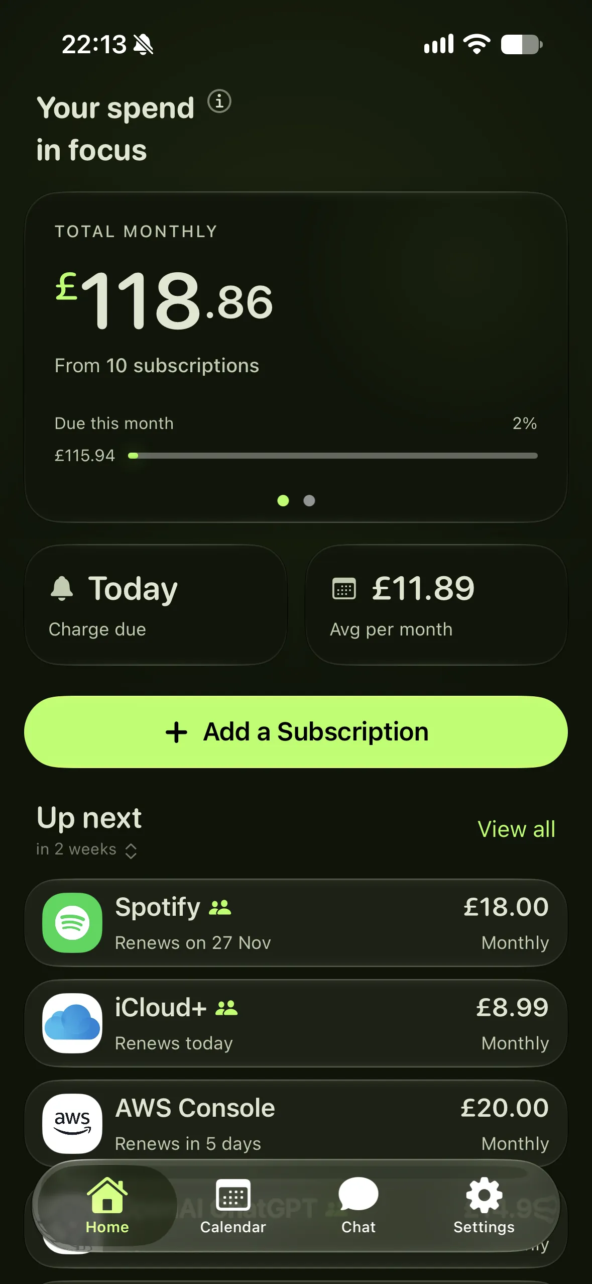 See what you spend
